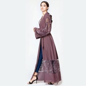 Purple Turkish Kimono Duster